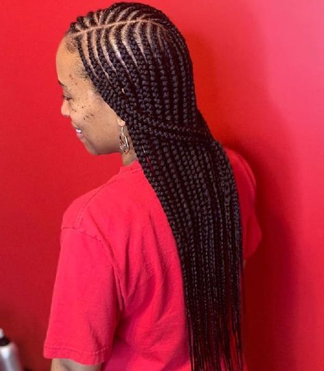 30 Trendy Two Layer Braids to Try in 2022 2 Layer Braids, 2 Layer Feed In Braids, Two Layer Feed In Braids, 4b Natural Hair, Scalp Braids, Bob Braids Hairstyles, Vacation Hairstyles, Bun Styles, Colored Braids