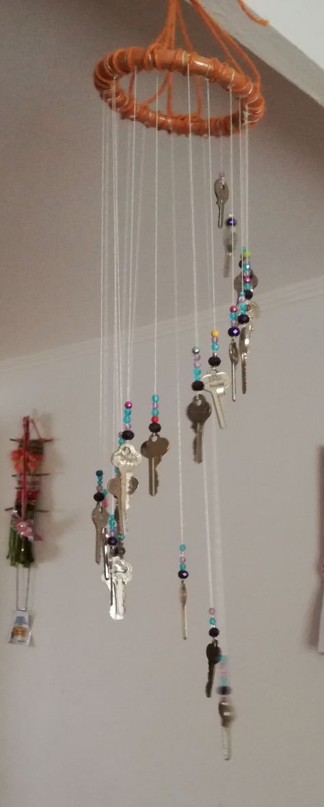 Deco Chic, Good Morning Inspiration, Old Keys, Diy Wind Chimes, Magick Book, Morning Inspiration, Wind Chime, Environmental Art, Handmade Home