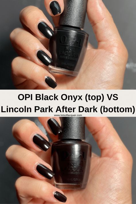 Lincoln Park After Dark Opi, Opi Lincoln Park After Dark, Lincoln Park After Dark, Opi Black, Holiday Nail Colors, Polished Nails, Black Nail Polish, Dark Nails, Lincoln Park