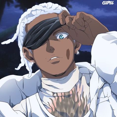 JOYFULPILL (@cllpill) • Instagram photos and videos Black Gojo, Rapper And Anime, Blasian Edits, Black Edits, Black Pfps, Anime Rapper, Black Anime Guy, Anime Gangster, Rapper Art