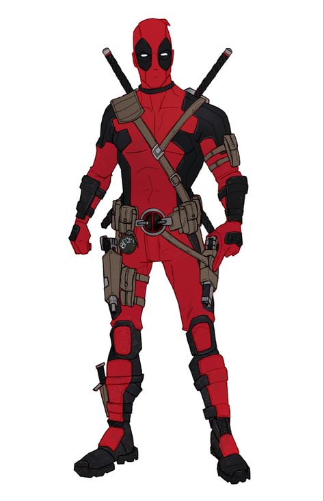 Red and black and plenty to say…Deadpool Comics Style Full Redesign for Valentine’s Day weekend. His modern looks are basically perfect, combined some and made some personal tweaks as well as pulled ideas from his first design ❤️ ⚔️ 💬 #mercwithamouth #deadpool #wadewilson #xmen #marvel #comics #marvelcomics #comicbooks #art #redesign #design #valentinesday #red #black Deadpool Suit Concept, Deadpool Full Body Comic, Deadpool Character Design, Deadpool Suit Design, Deadpool Concept Art, Deadpool Redesign, Marvel Redesign, Deadpool Design, Deadpool Suit