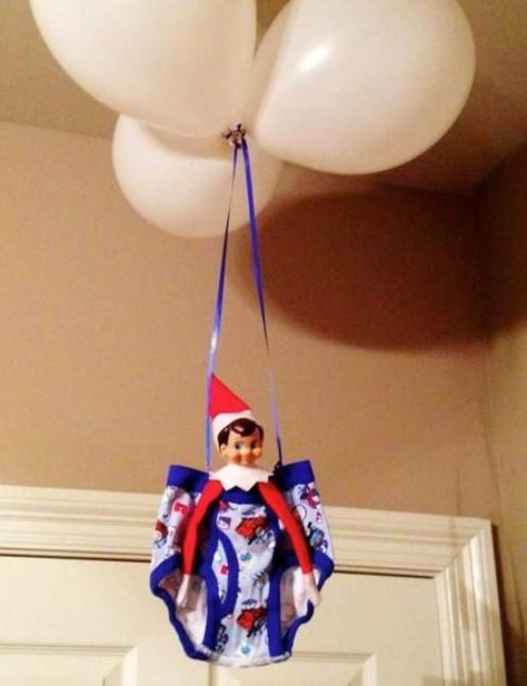 26 ingenious Elf on The Shelf ideas - goodtoknow Elf Magic, Awesome Elf On The Shelf Ideas, Xmas Elf, Elf Antics, Elf Fun, Buddy The Elf, Elf On The Shelf Ideas, An Elf, Noel Christmas