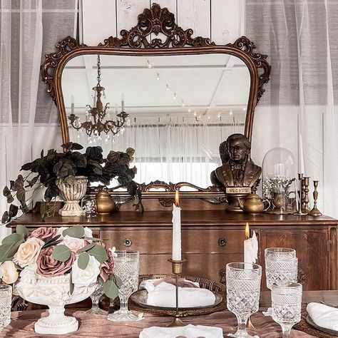 Krysta | Vintage Home & DIY (@krystameeker) • Instagram photos and videos Vintage Home, Tablescapes, Vintage House, Love This, Bridal Shower, To Create, Home Diy, Instagram Photos, Photo And Video