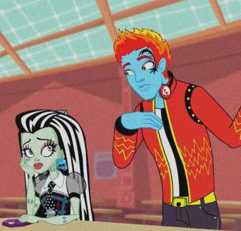 Frankie Stein And Jackson Jekyll, Frankie Stein And Jackson, Frankie And Jackson, Cosplay Raven, Holt Hyde, Monster High Icon, High Characters, Moster High, Frankie Stein