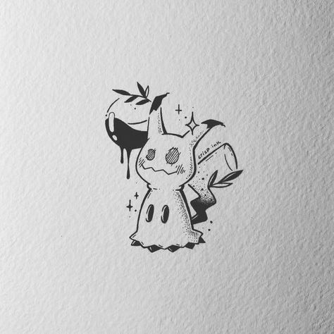 Pokemon Tattoos, Pyrography Patterns, Pokemon Tattoo, Doodle Tattoo, Spooky Tattoos, Sketch Tattoo Design, Notebook Art, Tattoo Art Drawings, Cartoon Tattoos