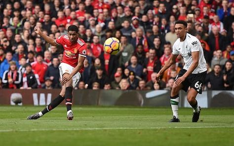 Marcus Rashford scores his second as United beat Liverpool 2-1 Rashford Vs Liverpool, Liverpool Vs Manchester United, Sport Woman Fitness, Gareth Southgate, Marcus Rashford, Local Hero, Nottingham Forest, Football Lovers, Care Plans