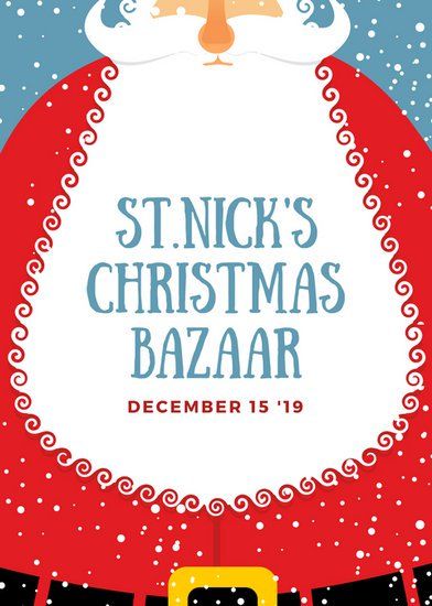 Illustrated Santa Beard Christmas Bazaar Flyer Christmas Bazar, Christmas Bazaar, Santa Beard, Christmas Concert, Christmas Poster, Flyer Template, Homework, Poster Design, Keep Calm Artwork