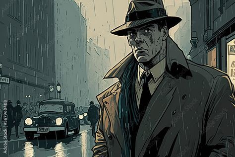 Noirsville - the film noir Neo Noir Photography, Film Noir Detective, Detective Noir, Streets Of Fire, Noir Detective, Detective Aesthetic, Police Story, Noir Color, Noir Movie