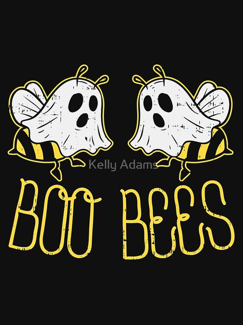 "Boo Bees Funny Halloween Matching Couple Costume For Her" T-shirt by vantovn | Redbubble Boo Bees Svg, Bumble Bee Art, Bee Nails, Boo Bees, Bee Svg, Halloween Matching, Couple Costume, Ghost Tattoo, Bee Costume