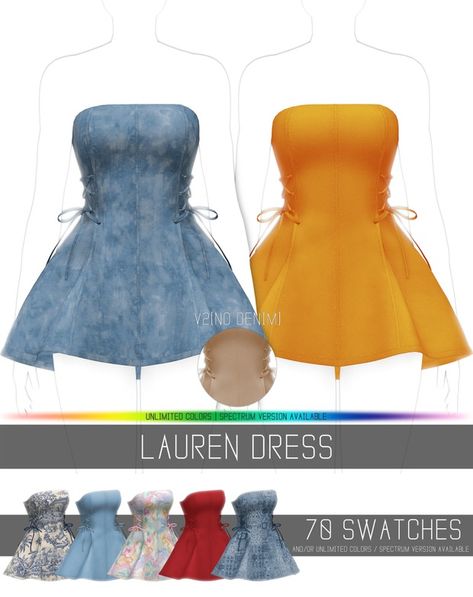 LAUREN DRESS | Patreon The Sims 4 Baddie Cc, Cc Clothing, Sims Furniture, Cc Sims4, Cc Clothes, Joy Dress, The Sims 4 Packs, Sims 4 Game Mods, Tumblr Sims 4