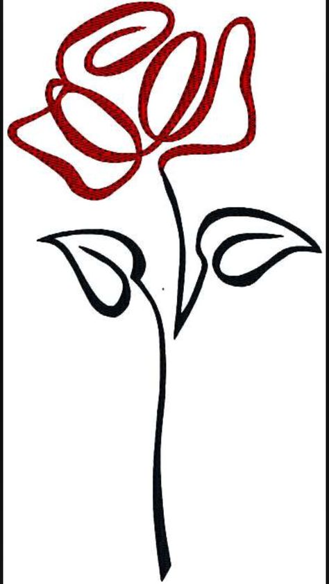 Rosas Rose Abstract, Rose Drawing, Single Rose, Kirigami, Rose Tattoos, Mail Art, Wire Art, String Art, Red Rose