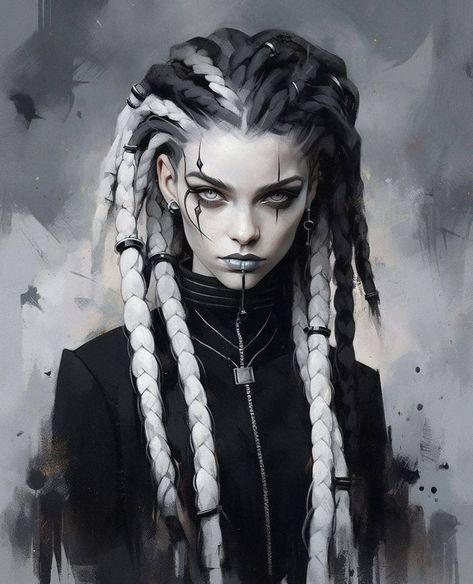 Girl Vampire, Hair Anime, Fake Smile, Arte Cyberpunk, 다크 판타지, Arte Fantasy, Female Character Design, 영감을 주는 캐릭터, Landscape Wallpaper