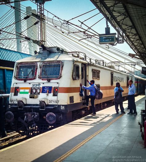 @ajni7n9locoshed Loco Pilot, Indian Railway Train, Scorpio Car, India Railway, Bus Photography, Train Wallpaper, Bnsf Railway, Indian Flag Wallpaper, New Images Hd