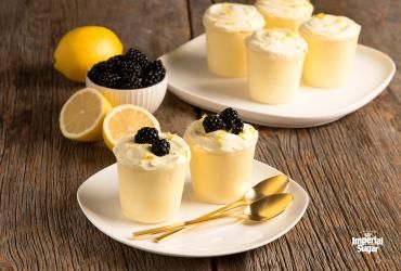 Lemon Meringue Parfaits | Imperial Sugar Edible Cups, Mousse Cups, Chocolate Lemon, Patisserie Design, Chocolate Bowl, Lemon Mousse, Baking Chocolate, Small Desserts, Pudding Desserts