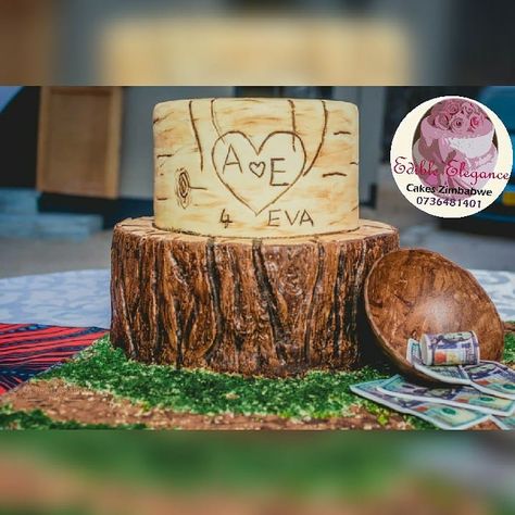 Rustic roora cake. Zimbabwe Roora Cakes, Cake Studio, Zimbabwe, Free Tutorial, Dream Wedding, Coasters, Cake, Quick Saves