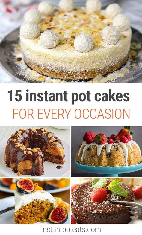 Instant Pot Cake Recipes, Instant Pot Cake, Instant Pot Cake Recipe, Pot Cake, Pot Cakes, Recipes Instant Pot, Best Instant Pot Recipe, Pot Ideas, Instant Pot Dinner Recipes