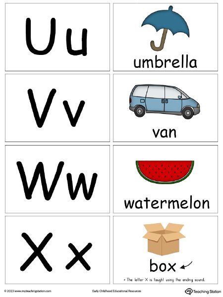 Learn the alphabet and the sound of the letters with these small picture alphabet flash cards. Help your preschooler identify the sound of the letter by looking at the pictures. Letter Flashcards, Small Alphabets, Alphabet Flash Cards, Printable Flashcards, Learn The Alphabet, Preschool Activities Toddler, Printable Flash Cards, Alphabet Flashcards, Letter U