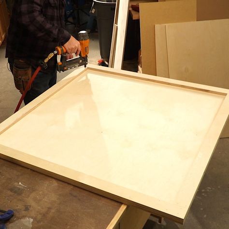 How to Build an Easy DIY Folding Table (DIY) | Family Handyman Diy Foldable Table, Diy Folding Table, Folding Table Diy, Domino Table, Using A Router, Project Steps, Foldable Table, Plywood Sheets, Wood Filler