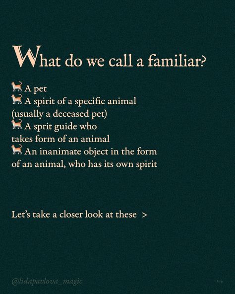 Tell me about your familiars 🐾 A Witches Familiar, Familiars Witchcraft, Animal Familiars Witch, Dog Familiars Witch, Witch’s Familiar, Witchcraft Inspiration, Baby Witch, Tell Me, Witch