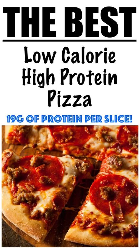 Low Calorie High Protein Pizza Recipe Low Cal High Protein Pizza, High Protein Low Calorie Pizza, Low Cal Pizza Crust, Protein Pizza Recipe, Low Calorie Pizza Recipes, Pizza Bits, High Protein Pizza, Calories Pizza, Low Calorie Pizza