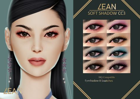 LEAN - SOFT SHAODW CC3 (FREE) | LEANSIMS on Patreon Sims 4 Makeup, Mod Hair, Makeup Cc, Sims 4 Download, Sims 4 Cc Makeup, Sims 4 Body Mods, The Sims 4 Download, Sims 4 Cc Packs, Sims 4 Cas