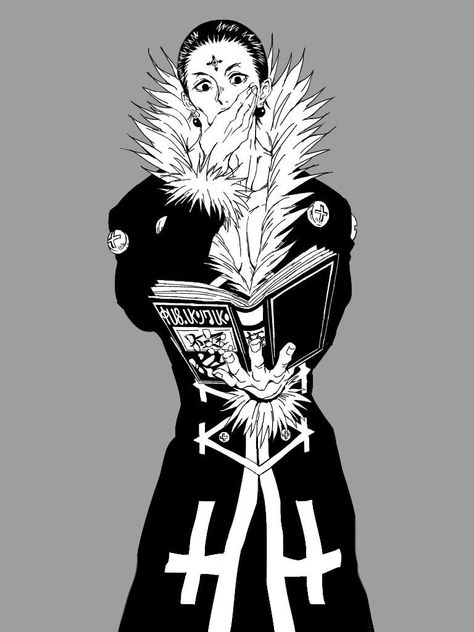 Chrollo Lucilfer Chrollo Wallpaper, Hxh Villains, Chrollo Lucifer, Chrollo Lucilfer, Action Poses Drawing, Phantom Troupe, Hunter Hunter, Comic Style Art, Hunter Anime