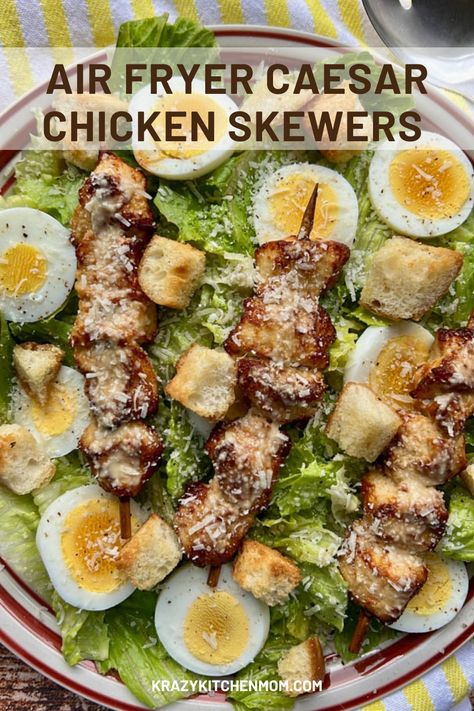 Air Fryer Caesar Chicken Skewers
Imagine a dish that perfectly marries the classic flavors of a Caesar salad with the convenience and crispy perfection of an air fryer. Caesar Chicken, Salad With Chicken, Citrus Chicken, Chicken Skewers, Air Fryer Chicken, Caesar Salad, Quick Cooking, Main Meals, Easy Breakfast