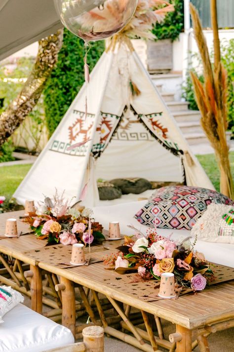 POCAHONTAS DREAMLAND - Destination Weddings & Events in Greece | DeplanV Pocahontas Wedding, Teepee Party, Spa Party, Slumber Parties, Destination Weddings, Themed Party, Pocahontas, Wedding Theme, Beauty And The Beast