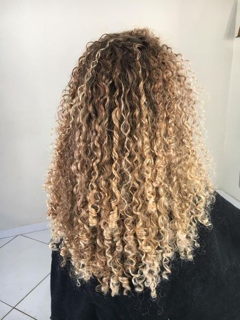 Hair Color For Mixed Women, Mixed Girl With Blonde Hair, Summer Curly Hair Color, Curly Hair Highlights Blonde, Blonde Curly Hair Highlights, Blonde Curly Highlights, Blonde Highlights On Curly Hair, Blonde Curly Hair Black Women, Curly Hair With Blonde Highlights