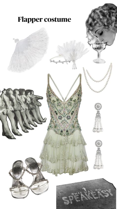 for the accesories https://amzn.to/4giMiDU Great Gatsby Outfit, 1920 Party, Roaring 20s Birthday, 20s Outfit, Gatsby Outfit, Old Hollywood Dress, Gatsby Birthday Party, Flapper Hair, Flapper Accessories