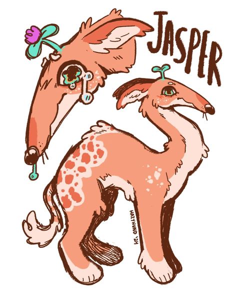 Silly little critter that got preclaimed by a kofi member! He’s so funny and I’m obsessed with drawing these little plant growing critters. . . . #furryart #furryartist #furrydrawing #furryrefsheet #furryref #furrydrawing #plant #cottagecore #critter #critterart #doodle #sketch #digitalsketch #characterdesign #furryadopt #furryadoptable #cutefurry #cutefurryart #cuteart #cartoonist #cartoon #cartooncharacter Drawing Prompt List, Dog Borzoi, Dog Doodle, Borzoi Dog, Prompt List, Plant Growing, Drawing Prompt, Silly Dogs, Little Critter