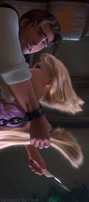 last second of blondness.<<<< That is the best way to put that Rapunzel Short Haircut, Tangled 2010, Rapunzel Tangled, Frozen Heart, Gif Disney, Chop Chop, Rapunzel Hair, Disney Nerd, Flynn Rider