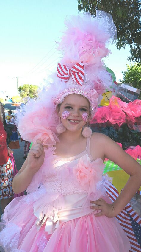 Fairy floss / cotton candy  costume by Rosy Chalklen Candy Fairy Costume, Cotton Candy Costume, Candy Fairy, Candy Costume, Party City Costumes, Candy Costumes, Candy Dress, 2023 Halloween, Fairy Floss