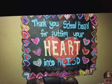 School Board Appreciation Banner  #mrsyagersartroom School Board Thank You Ideas, School Board Appreciation Ideas Children, School Appreciation Ideas, Board Appreciation Ideas, School Board Appreciation Ideas, School Board Appreciation, Counselor Appreciation Week, Principals Day, Teacher Core