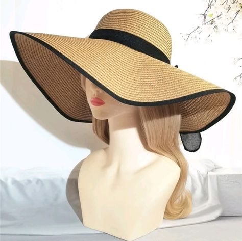 Khaki Oversize Huge Summer Sun Straw Hat Junk Kouture, Summer Straw Hat, Hat Shop, Summer Sun, Sun Hat, Straw Hat, Sun Hats, The Social, Fashion Shop