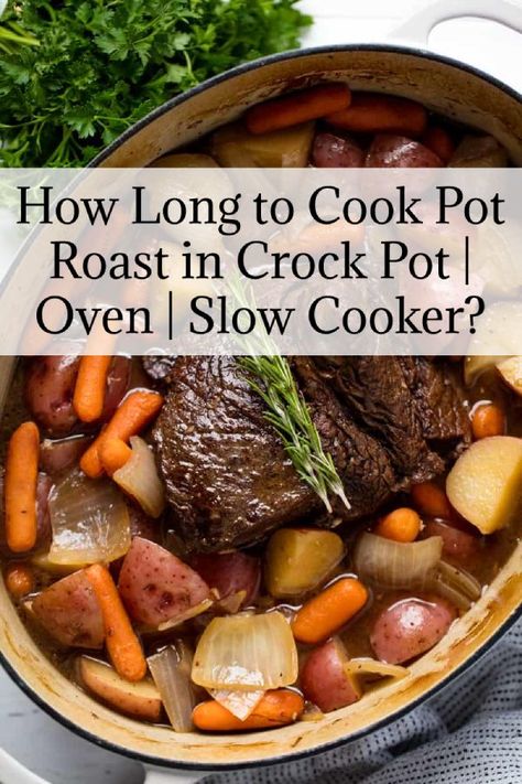 how long to cook pot roast in crock pot, how long to cook pot roast on stove, how long to cook pot roast in slow cooker, how long to cook pot roast in oven at 350, how long to cook pot roast in oven, how long to cook pot roast Cooking Asparagus On Stove, Slow Cook Pot Roast, Pot Roast In Crock Pot, Cook Tuna Steak, Roast In Crock Pot, Large Family Dinner, Slow Cook Roast, Beef Roast Crock Pot, Oven Pot Roast