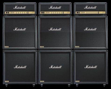 Marshall Wallpaper, Amp Wallpaper, Best Man Caves, Marshall Amplification, Jimi Hendrix Poster, Jim Marshall, Marshall Amps, Wallpaper For Walls, Wall Of Sound