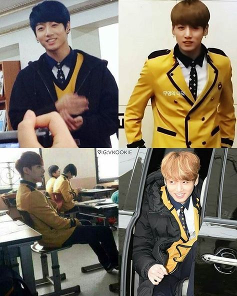 Wanna be in same school with Jungkook ❤ - Jungkook School, Bts Predebut, Vkook Fanart, Army Love, Korean Couple, About Bts, Jimin Jungkook, Boy Scouts, Busan