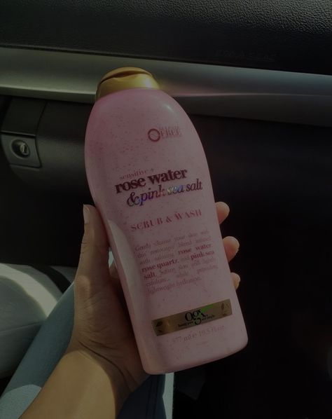 Rose Water Shampoo, Pink Sea Salt, Soften Skin, Rose Water, Rose Quartz, Shampoo Bottle, Skin, Water, Beauty