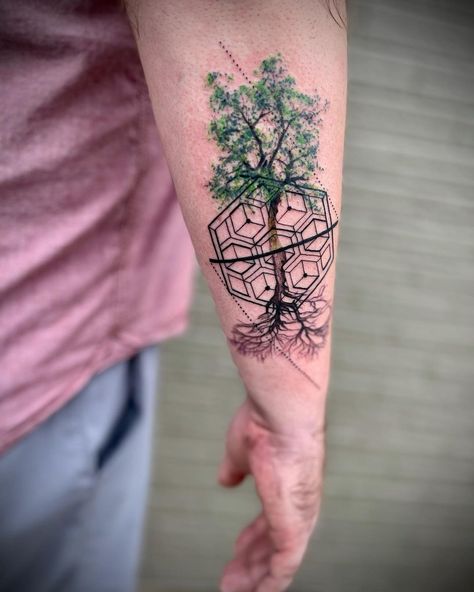 Aniel Fernandez 🇨🇺🇺🇸 on Instagram: ““As above, so below “” Her Tattoo Ideas, His And Her Tattoo, His And Her Tattoo Ideas, Tattoo Ideas Black, Tree Sleeve Tattoo, Couple Tat, Him And Her Tattoos, Watch Tattoo Design, Hamsa Hand Tattoo