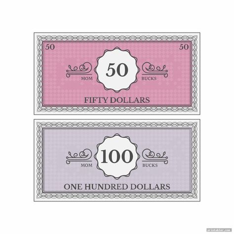 mom bucks template printable for kids - gridgit.com Book Bucks Free Printable, Mom Bucks Printable Free, Diy Play Money Free Printable, Disney Dollars Printable Free, Printable Play Money Template Free, Mom Bucks, Ticket Template, Printable Images, Templates Printable Free