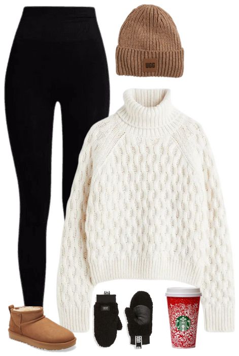 ugh! Outfit | ShopLook College Winter Outfits Cold Weather, Ugh Boots Outfit Winter, Ugh Outfit Ideas, Ugh Outfits, Polyvore Outfits Winter, Ugh Outfit, Ugg Minis, Outfit Ideas Skirt, Ugg Outfits