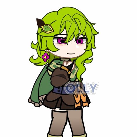 Collei (Trainee forest ranger from genshin impact) - my original design. please do not copy Collei Genshin Gacha Club, Genshin Outfits, Forest Ranger, Gacha Oc, Oc Ideas, Gacha Club, Gacha Life, Please Do, Genshin Impact