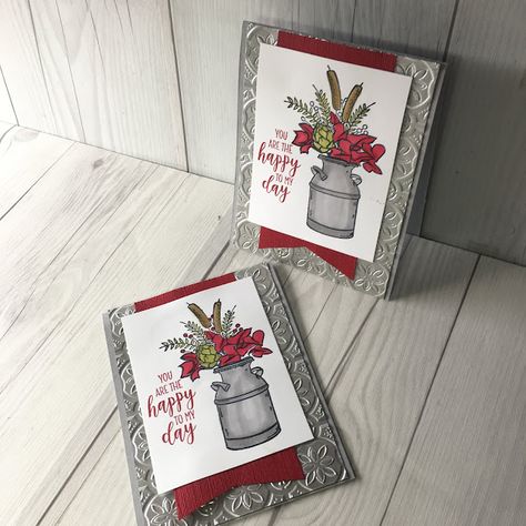 Stampin Up Country Home, Country Home Christmas, Crafts Love, Tool Tips, Country Lane, Home Christmas, Su Cards, Thanksgiving Cards, Stamping Up Cards