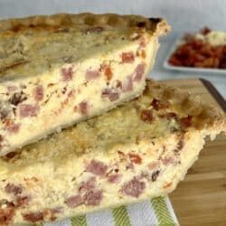 The Easiest Italian Easter Meat Pie ~ Pizzagaina (Pizza Rustica) - Mangia with Michele Pizza Rustica Italian Easter, Easter Meat, Pizza Rustica, Genoa Salami, Italian Easter, Pecorino Romano Cheese, Easy Italian, Meat Pie, Savory Pie