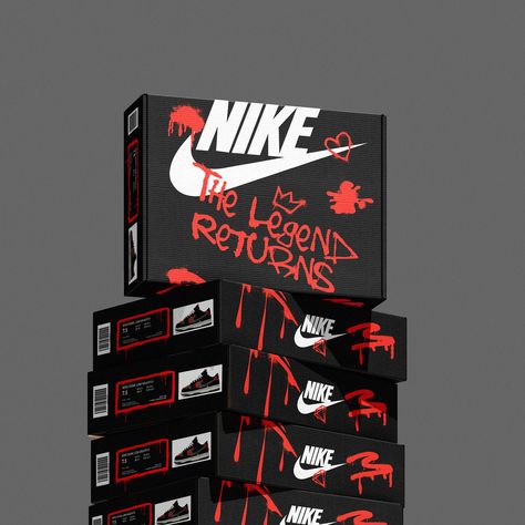 NIKE LOW DUNK GRAFFITI SERIES BOX| CONCEPT PROJECT Nike Packaging Design, Graffiti Packaging Design, Graffiti Packaging, Nike Low Dunk, Graffiti Clothing, Nike Box, Shoe Design Sketches, Prop Design, Environmental Graphics