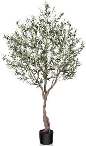 Olive Plant, Tree In Pot, Home Office Modern, Faux Olive Tree, Silk Tree, Artificial Trees, Potted Trees, Olive Trees, Olive Tree