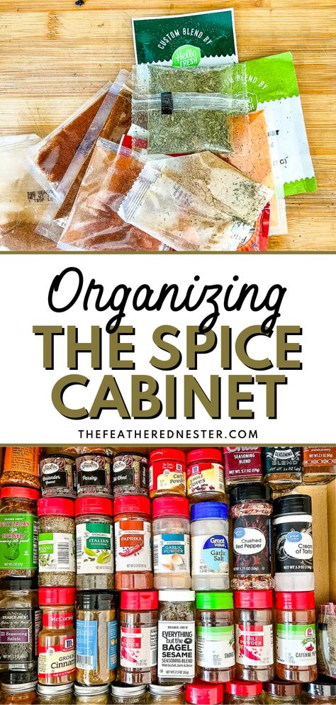 Add decluttering and organizing a spice drawer to your deep cleaning list! It only takes a few simple steps depending on when spices expire and how often you use them for the dishes you enjoy cooking the most. And when everything is in its place, you’ll be able to grab and use your seasonings with your eyes closed — almost! Storing Spices Organizing Ideas, Organizing Spices In Cabinet, Deep Cleaning List, Deep Cleaning Lists, Organizing Spices, Drawer Spice Rack, Recipe Inspirations, Decluttering And Organizing, Chicken Taco Seasoning