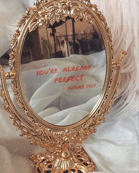 life quotes and aesthetic Gold Mirror, Mirror, Gold, On Instagram, White, Instagram