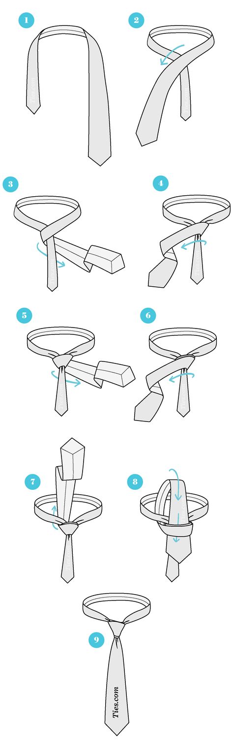 How To Tie A Prince Albert Knot | Ties.com Tutorial Pasang Dasi, Cara Pakai Dasi, Cara Pake Dasi, Cara Pasang Dasi, Tie Folding, How To Tie A Tie, Types Of Tie Knots, Half Windsor Knot, Tie Knots Men